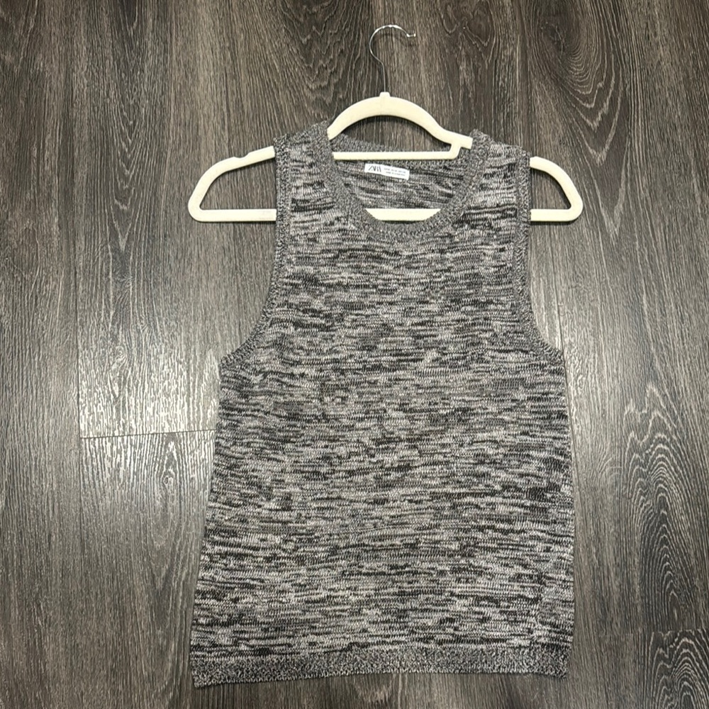 Zara Gray Tank Top for Men